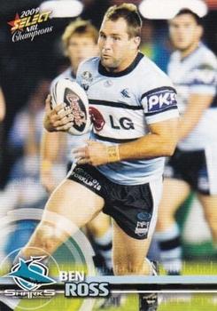 2009 Select NRL Champions #45 Ben Ross Front